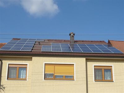 Fotovoltaické elektrárny na střeše rodinných domů